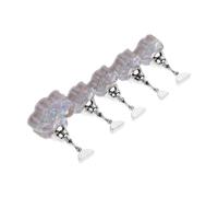 LIFKOME Nail Art Display Stand with 5-connected Cat Paw Bases Practice Nail Holder for Gray Gradient Manicure Tool for and Art Display