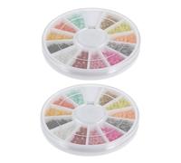 LIFKOME Nail Caviar Beads Creative DIY Nail Art Decoration Colors Tiny Beads and Jewelry Making