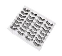 LIFKOME Natural False Eyelashes Volume Effect Manual Polishing Eyelashes for Everyday Use Lightweight Material Eye Beauty Lashes Makeup Supplies