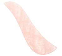 LIFKOME Natural Jade Gua Sha Board S-shaped Facial Massaging Stone for Skin Lifting and Relaxation Designed to Fit Facial Bone Structure Beauty Tool with Essential Oils Use Gift for Women