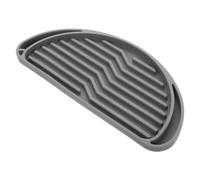 LIFKOME Nonslip Silicone Fridge Mat with Raised Edges Shock-absorbing Drip Catcher Tray for Water Dispensers Coffee Machines and Refrigerators Clean Flexible Silicone Draining Pad