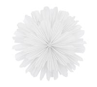 LIFKOME Nordic Modern Double Paper Flower Ceiling Light Lampshade White Pendant Cover for Home Bedroom Study Dustproof Decorative Light Shade Creating Warm Artistic Ambiance