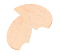 LIFKOME Nordic Style Wooden Cabinet Pulls Treasure Plate Design Furniture Accessory for Drawer Door Handles Stylish Wood Knobs for Kitchen Wardrobe and Dresser