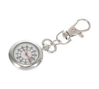 LIFKOME Nurse Watch Keyring Hanging Pocket Watch Round Pendant Examination Timepiece for Students and Medical Staff Portable Clip-on Keys Holder