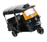 LIFKOME Old-Fashioned Tricycle Figurine Retro Car Model 8.00X5.60X3.70Cm Alloy Lightweight Not Easy to Deform Classic Vintage Style Home Desk Decoration