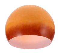 LIFKOME Orange Plastic Floor Lamp Shade Bowl Shape with Gradient Light Cover for Home Use, Tool-Free Setup and Even Light Diffusion, Modern Minimalist Style Replacement Lampshade