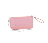 LIFKOME Oxford Cloth Passport Wallet with RFID Shielding Compact Travel Organizer for Men and Women Multifunctional Document Holder with Dedicated Slots for Id Cards Boarding and Credit