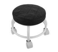 LIFKOME Pedicure Rolling Stool with Wheels Small round Low Height Footrest Salon Spa Swivel Chair for Beauty Therapy and Massage Professionals Random Color