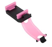 LIFKOME Pink Car Phone Holder with Rotation Steering Wheel Mounted Mobile Phone Rack Compatible with Various Smartphones for GPS Navigation and Driving Safety