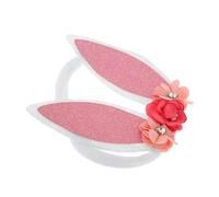 LIFKOME Pink Soft Material Rabbit Ears Hairband Headband for Babies and Kids, Maintains Shape, for Photoshoots and Cosplay Costumes Easter Party Accessory