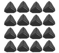 LIFKOME Plastic Box Corner Protectors Preventing Damage and Protecting Corners Black 100pcs for Cartons and Desks for Storage and Transportation