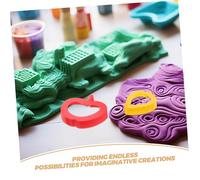 LIFKOME Plastic Dough Tools with Fruit-Shaped Cookie Cutters Clay Modelling Molds for Creative Play and Learning Educational DIY Accessories for Hand-Eye Coordination and Artistic