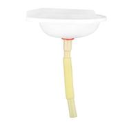 LIFKOME Plastic Wall-Mounted Corner Wash Basin Mini Sink Space-Saving Compact Portable Bathroom Basin for Small Apartments and Balcony Use