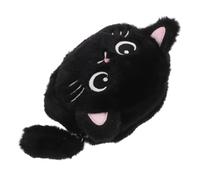 LIFKOME Plush Cat Coin Purse Large Capacity Makeup Carrying Case for Adorable Cartoon Design Soft Fabric Wallet for Keys Lipstick Cards and Items Cute Animal Pouch for Students and
