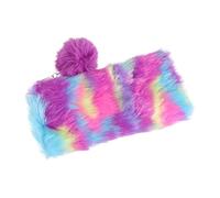 LIFKOME Plush Pen Storage Bag Large Capacity Pencil Case Zipper for Students Artists and Boys and Girls