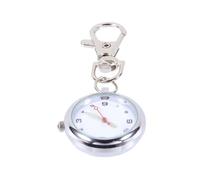 LIFKOME Pocket Watch Keychain Quartz Movement Large Dial Design Nurse Watch Accessory for Hanging from Keys Lightweight Metal Material for Nurses Day and Everyday Use