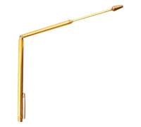 LIFKOME Portable Copper Dowsing Rod Telescopic Divination Tool for Water and Detection Lightweight and Home Divining Tool Spiritual Treasure Exploration Instrument