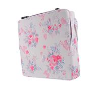LIFKOME Portable Dining Chair Booster Cushion Seat Increase Pad with Non-Slip Double Straps Removable Washable Polyester Cover for Dining Tables Study Desks Piano Chairs Suitable
