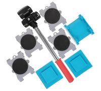 LIFKOME Portable Furniture Mover Tool with Appliance Sliders and Heightening Blocks Plastic Heavy Furniture Lifters for Hardwood Floors Easy to Use Kit for Moving Beds Sofas Cabinets and