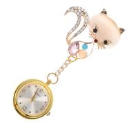 LIFKOME Portable Hanging Pocket Watch with Special Clip Lightweight Nurse Fob Watch for Healthcare Professionals Suitable for Hospital School Exam
