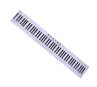 LIFKOME Portable Piano Keyboard and Double-sided Lamination with Tearproof Pvc Material Practice Pad Keyboard Finger Training Mat for Beginners for Music Class and Home Use
