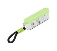 LIFKOME Portable Pill Organiser Box with 4 Compartments, Moisture-Proof Plastic Small Case for Travel and Daily Use, Precise Compartment Organisation for Vitamins and Supplements in Purse