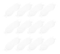 LIFKOME Portable Sleeping Eye Covers Pack of 20 White Polyester for Students Nap and Sleep