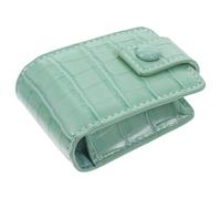 LIFKOME Portable Small Lipstick Case with Mirror Texture Cosmetic Pouch for Women and Travel Makeup Organizer for Lipstick Storage