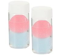 LIFKOME Professional Tweezer Cleaning Kit with Glass and Sponge Tools 2pcs about 30ml Capacity to Remove Sticky Residue Random Color for Eyelash Extensions Suitable for Home Use and Beauty Salon