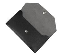 LIFKOME PU Leather Long Wallet for Women Lightweight Cash Envelope Clutch Bag with Large Capacity Portable Budgeting Money Organizer Stylish Ladies Purse for Cards and Bills Black