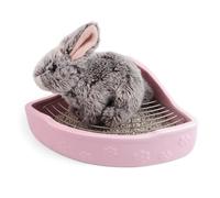 LIFKOME Rabbit Toilet Training Box with Ceramic Anti-bite Feature and Easy-to-clean Surface, Suitable for Indoor Use by Pet Animals and Guinea Pigs