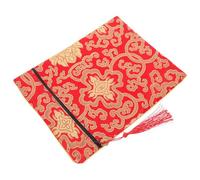 LIFKOME Red Silk Cloth Book Cover Case for Books and Buddhist Scriptures