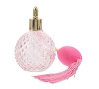 LIFKOME Refillable Glass Perfume Bottle with Tassel Airbag Nozzle Vintage Decorative Atomizer Spray Bottle for Powder Reusable Cologne Container for Women Valentine's Day