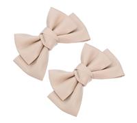 LIFKOME Removable Bow Shoe Clips for Women Elegant Black Bowknot Shoe Accessories with Buckle Versatile Decorative Charms for High Heels Bags and Clothing Quick Style Upgrade for Parties