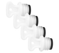 LIFKOME Replacement Parts Leakproof Stopper Hot Water Bottle 4pcs Rubber Cap with 21mm Inner Diameter Portable and Compact Pp Rubber Seal Plugs for Hot Water Bottle for Home and Office Use