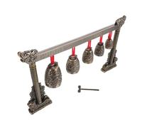 LIFKOME Retro Chinese Handbells Bells Percussion Wind Chime Indoor Teaching Simulation Vintage Bell Decor Chime Musical Instrument