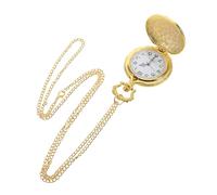 LIFKOME Retro Decor Gold Pocket Watch Chinese Zodiac Jewelry for Men Women Students Mechanical Watch