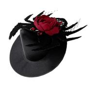 LIFKOME Retro Women's Headwear Fascinator Hairpin Halloween Spider Hat Decoration Hair Clip for Special Occasion