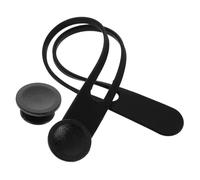 LIFKOME Reusable Black Silicone Umbrella Strap and Cable Tie for Organizing and Securing Umbrella Storage and Cables with Adjustable Length, Stylish and Sturdy Retainer for Travel