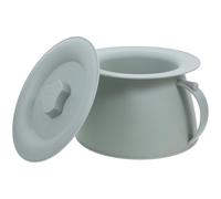 LIFKOME Reusable Plastic Chamber Pot with Lid, 1.5l Portable Urinal Toilet Designed a Covered Chamber Pot for Family Use, Suitable and Adults, Offering Longer Service Time