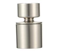 LIFKOME Rotatable Stainless Steel Faucet Bubbler Connector with Anti-Splash Bubble Stream and Dual Spray Modes for Kitchen Tap Adapter