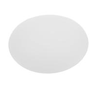 LIFKOME Shade Diffuses Glass Replacement White for Lamp Globe 150mm Light Frosted Flat Oval Sphere Design Softly Pendant Ceiling and Wall Sconce for Bedrooms and Dining Areas