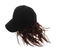 LIFKOME Short Curly Hair Wig Baseball Cap for Women Men Integrated Synthetic Hair Hat with Snug Fit Fashionable Bob Style for Everyday Wear and Special Events