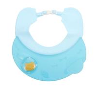 LIFKOME Shower Cap for Bathing Protective Bathing Hat with No Sew Snap Soft Blue Childrens Shampoo Shield for Eyes and Ears Easy to Wear and Store