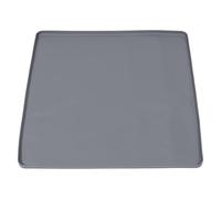 LIFKOME Silicone Dishwasher Leak Pan 23.6x23.6 Inches with Raised Edge and Groove Structure High Temperature Resistant Drip Tray under Appliance and Kitchen Countertop Protection