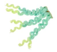 LIFKOME Simulated Doll Curly Hair Wig High Temperature Replacement for DIY Doll Repair and Styling Soft Smooth Texture