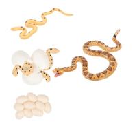 LIFKOME Simulation Rattlesnake Life Cycle Model for PVC Educational Display Ornaments Realistic Animal Evolution Cognitive Learning Tool