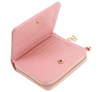 LIFKOME Small Accordion Wallet for Women and Girls Quilted Pu Leather Compact Card Case with Secure Zipper Closure Lightweight Stylish Coin Purse for Everyday Use