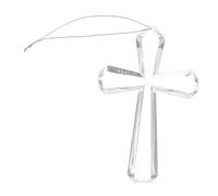LIFKOME Small Cross Christmas Ornament Faith Inspired Hanging Decor for Home Office and Holiday Celebrations Meaningful Friends and Family