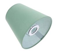 LIFKOME Small Lamp Shades Modern Farmhouse Green Drum Light Shades E14 Retro Style Barrel Fabric Cloth Vintage Lampshade for Home Hotel